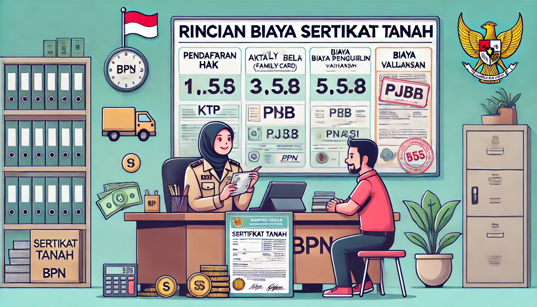 Catat, Ini Rincian Biaya Mengurus Sertifikat Tanah di Kantor Pertanahan